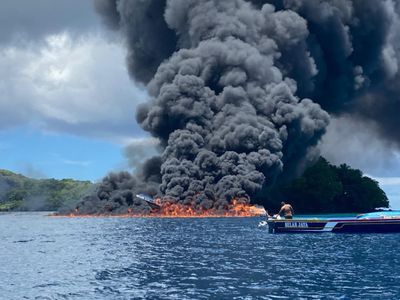 Kapal Pengangkut 35 Ton Minyak Tanah Terbakar di Perairan Banda Maluku Tengah, Api Dipicu dari Selang Mesin Alkon yang Putus