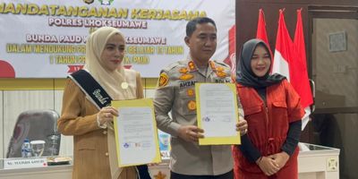 Sinergi Polri dan Dunia Pendidikan, Polres Lhokseumawe Teken MoU dengan Bunda PAUD