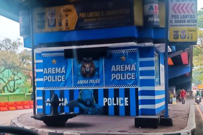 Polresta Malang Kota Ajak Aremania Lewat Lomba Mural Pos Polisi
