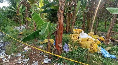 Limbah Medis Yang Di Buang Di Komplek Graha Walantaka Diduga Berasal Dari RS Wilayah Kab.Serang Dan Luar Banten