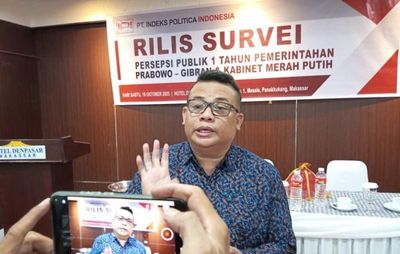 Survei IPI: 80 Persen Masyarakat Puas terhadap Kinerja Satu Tahun Pemerintahan Prabowo–Gibran