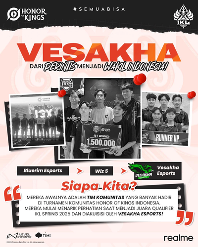 Vesakha: Dari Tim Komunitas ke Panggung Profesional HoK