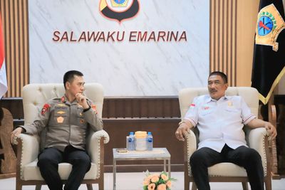 Akhiri Masa Tugas, Kajati Agoes SP Dan Wakajati Abdullah Noer Deny Berpamitan Di Sejumlah Forkopimda Maluku