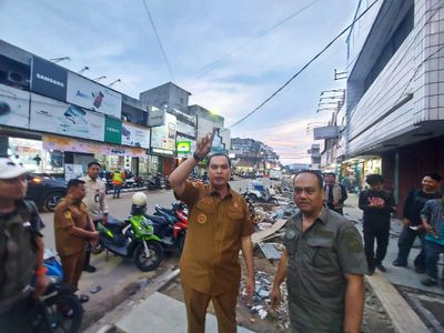 Walikota Serang Kembali Sidak Penataan Pusat Perbelanjaan Royal Pastikan Selesai Tepat Waktu