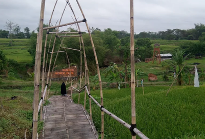 Bamboo Mewek Park, Kampung Tematik yang Kini Sepi Pengunjung