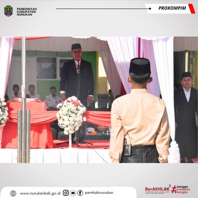 Plt. Sekda Pimpin Upacara Hari Santri Nasional 2025 di Sebatik
