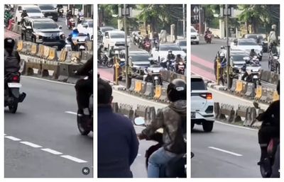 Viral Pajero dikawal Patwal Terobos Jalur Busway di Jaksel, Polda Metro Turun Tangan