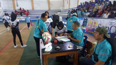 Melalui Porkot PBVSI Kota Serang Saring Para Atlet Bola Voli