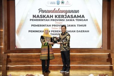 Gubernur Luthfi dan Khofıfah Kompak Bangun Sinergi untuk Kesejahteraan Masyarakat