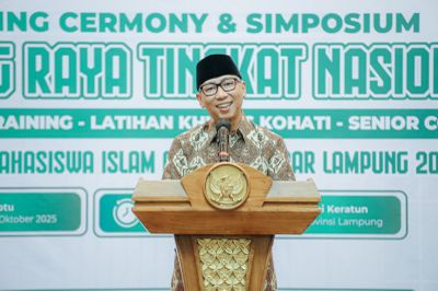 Gubernur Lampung Ajak Kader HMI Berkontribusi Dalam Mewujudkan Indonesia Emas 2045