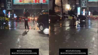 Bukan Polisi, Manusia Silver dan Pak Ogah yang Atur Lalu Lintas Macet!