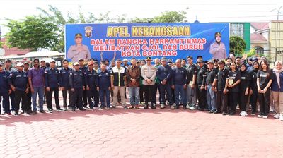 Kapolres Bontang Bikin Gebrakan! Bukan Sekadar Apel, Ini Misi Penting di Balik Gerai Ojol Kamtibmas