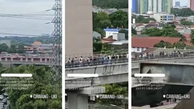 Gangguan LRT Jabodetabek: Penumpang Terpaksa Berjalan Kaki di Jalur Layang