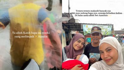 Haru! Kisah Tukang Becak yang Jemput Ibu dan Bayinya di Tengah Hujan Deras