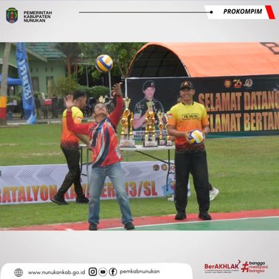 Turnamen Bola Voli Lembuswana Cup di Nunukan Resmi Dimulai