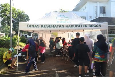Pemkab Bogor Hadirkan Layanan Kesehatan Gratis di CFD Tegar Beriman