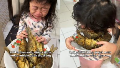 Lucu Tapi Haru, Anak Ini Nangis Saat Tahu Ikan Peliharaan Digoreng!