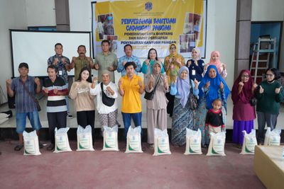 Bontang Jamin Ketahanan Pangan, 518 KK Terima Total 20 Kg Beras Cadangan Pemerintah