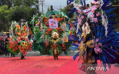 Pemerintah Kota Batu Kenalkan Potensi Alam Lewat Art Flower Carnival