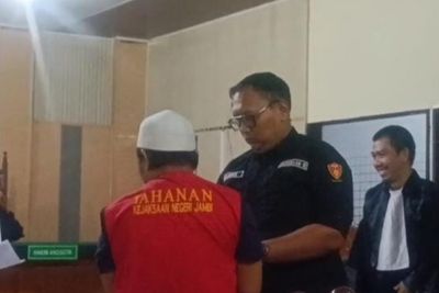 Tukang Pempek Pelaku Penikaman di Pasar Angso Duo Divonis 10 Tahun 6 Bulan Penjara