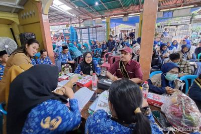 Tim Penilai Lomba Kampung Siaga TB Kunjungi Tiga Kelurahan di Jakarta Utara