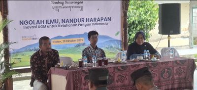 Mengenal Gamahumat, Solusi Cerdas Pembenah Tanah dari Batubara Untuk Jaga Pangan Dikenalkan UGM Kepada Warga Klaten,