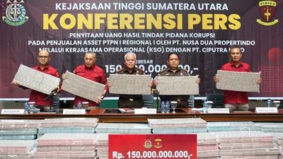 Penyidik Kejati Sumut Terima Pengembalian Kerugian Keuangan Negara Rp150 Miliar dari Perkara Penjualan Aset PTPN I