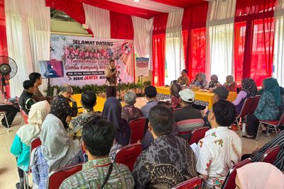 Tim Verlap Provinsi Sambangi RW 01 Sunter Jaya untuk Penilaian Kampung Bebas Jentik