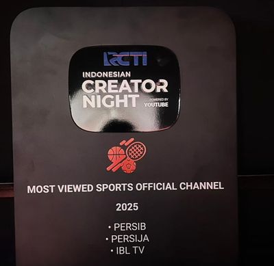 Catat Sejarah! IBL Raih YouTube Most Viewed Sports Channel Awards 2025