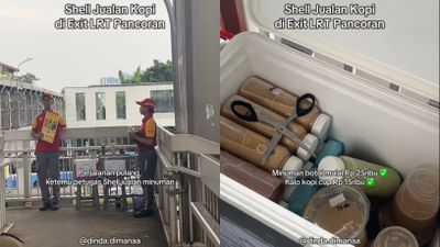 Berjuang untuk Bertahan, Pegawai Shell Kini Jualan Kopi di Exit Halte dan Stasiun LRT