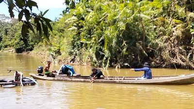 Tambang Emas Ilegal di Kampar Terbongkar! 7 Rakit Disita, Pelaku Diduga Dapat Bocoran Operasi