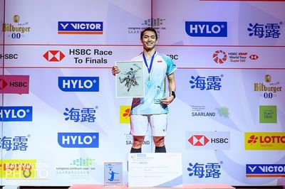 Kalahkan Wakil Denmark, Jonatan Christie Juara Hylo Open 2025