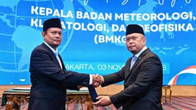 Prof Teuku Faisal Fathani Dilantik sebagai Kepala BMKG