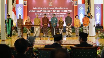 Singgung Karakter Anak Muda Pada Rotasi 9 Pejabat Pimpinan Tinggi Pratama DIY, Sultan HB X Minta Saling Berbagi Inovasi