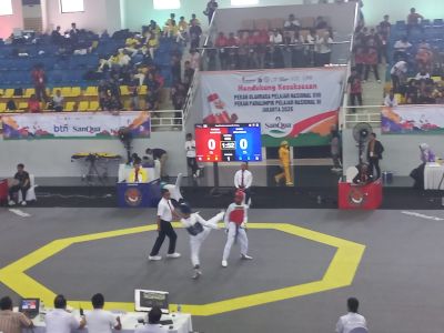 Keyzo Fachero Persembahkan Medali Perunggu Kedua untuk Babel di Cabor Taekwondo POPNAS XVII