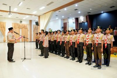 Pemkot Bontang Kukuhkan 80 Laskar Garuda, Amanah Besar Jaga Bendera Kehormatan