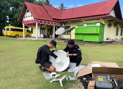 Sisa 24 Titik, Internet Gratis di 100 Kampung Berau Ditarget Rampung 2025