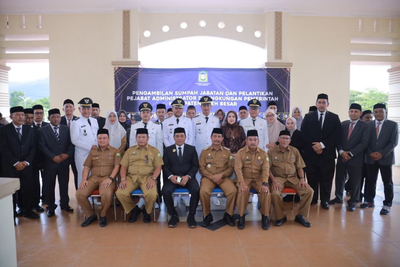 Bupati Aceh Besar Lantik 29 Pejabat Baru, Siap Bawa Semangat Baru untuk Daerah!