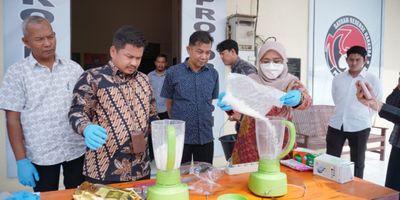 Polres Lhokseumawe Musnahkan Sabu, Bukti Perang Melawan Narkoba Gak Main-main!