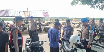 Cegah Balap Liar, Polres Lhokseumawe Gerebek Waduk Pusong Pas Salat Jumat!