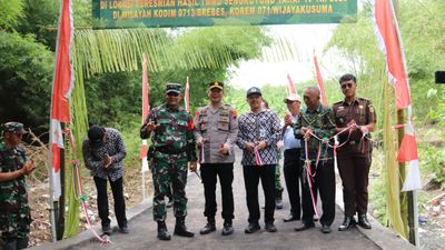 TMMD Brebes Resmi Selesai, Masyarakat Brebes Merasa Terbantu