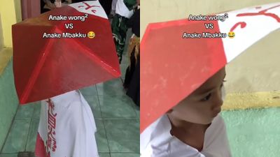 Beda dari yang Lain! Anak SD Ini Cosplay Hokage Naruto di Hari Pahlawan Tuai Perhatian Warga