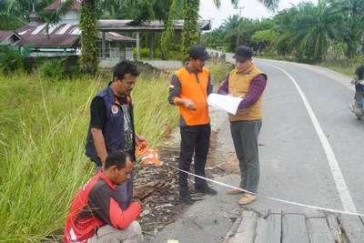 BPBA Gerak Cepat Tinjau 6 Titik Kerusakan Pascabanjir di Nagan Raya