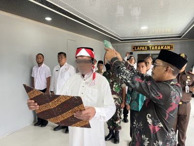 Napiter Lapas Tarakan Ikrar Setia NKRI Dibawah kitab Suci Al-Qur an