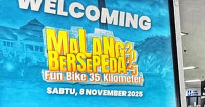 Event Malang Bersepeda 2025 Sukses Gerakkan Wisata dan Ekonomi Kota Malang