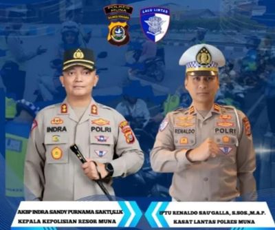 Operasi Zebra Anoa Dimulai: Jalanan Muna Bersiap Menjadi Lebih Tertib