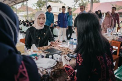 Wagub Lampung Tinjau Cek Pemeriksaan Kesehatan Gratis bagi Pelajar dan Santri