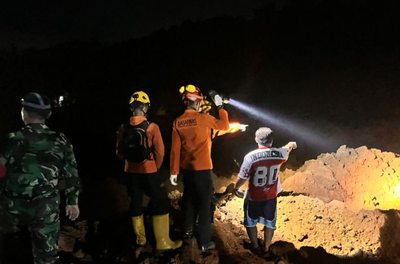 Tim SAR Gabungan Cari Puluhan Warga Hilang Akibat Longsor di Cibeunying, Cilacap