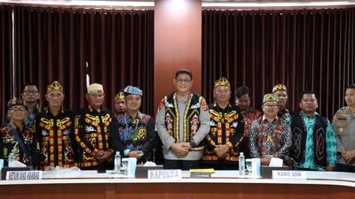 Kapolda Kaltara Terima Audiensi Dewan Adat Dayak Agabag, Perkuat Sinergi Jaga Perbatasan