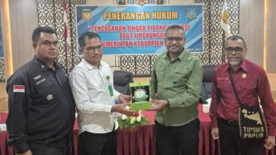 Pemkab Mimika Perkuat Pemahaman Anti-Korupsi Lewat Sosialisasi Hukum Bersama Kejari